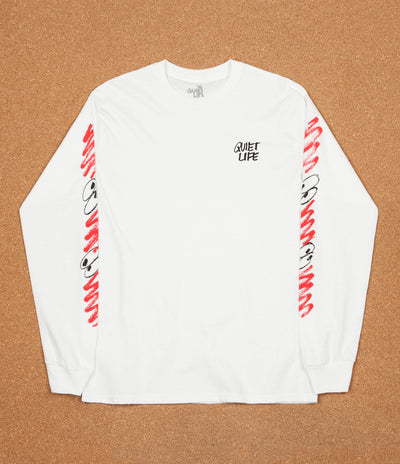 The Quiet Life Jarvis Long Sleeve T-Shirt - White