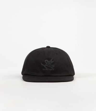 The Quiet Life Kenney Polo Cap - Black