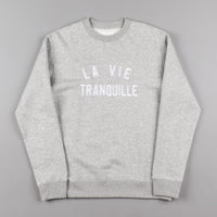 The Quiet Life La Vie Tranquille Crewneck Sweatshirt - Heather Grey thumbnail