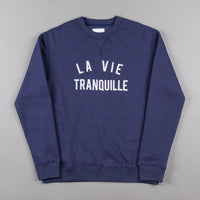 The Quiet Life La Vie Tranquille Crewneck Sweatshirt - Navy thumbnail