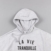 The Quiet Life La Vie Tranquille Hooded Sweatshirt - Heather Grey thumbnail