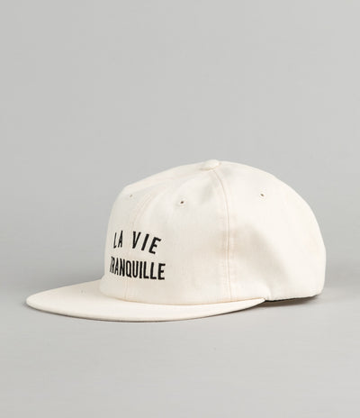 The Quiet Life La Vie Tranquille Polo Cap - Natural