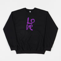 The Quiet Life Love Crewneck Sweatshirt - Black thumbnail