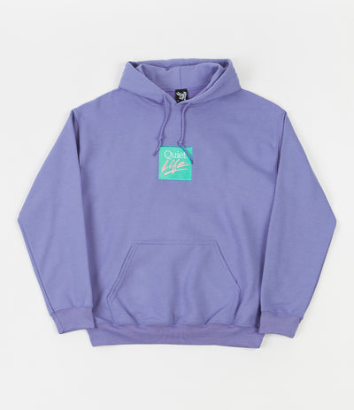 The Quiet Life Miami Logo Embroidered Hoodie - Lilac