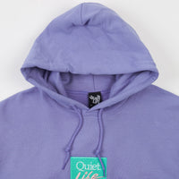 The Quiet Life Miami Logo Embroidered Hoodie - Lilac thumbnail