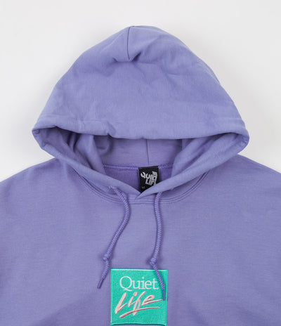 The Quiet Life Miami Logo Embroidered Hoodie - Lilac