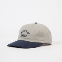 The Quiet Life Middle Of Nowhere Polo Cap - Tan / Navy thumbnail
