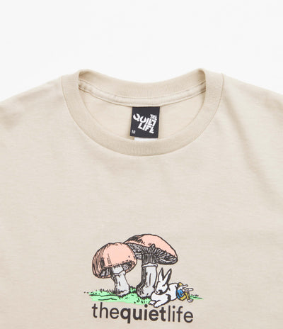 The Quiet Life Mushroom Origin T-Shirt - Sand