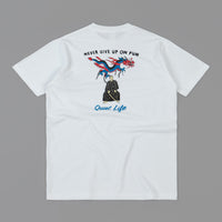 The Quiet Life Never Give Up On Fun T-Shirt - White thumbnail