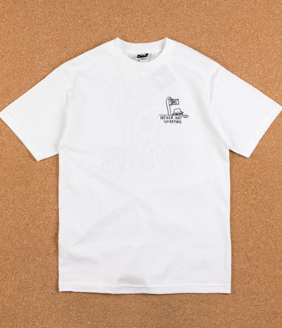 The Quiet Life Never Not Shooting T-Shirt - White