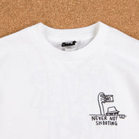 The Quiet Life Never Not Shooting T-Shirt - White thumbnail