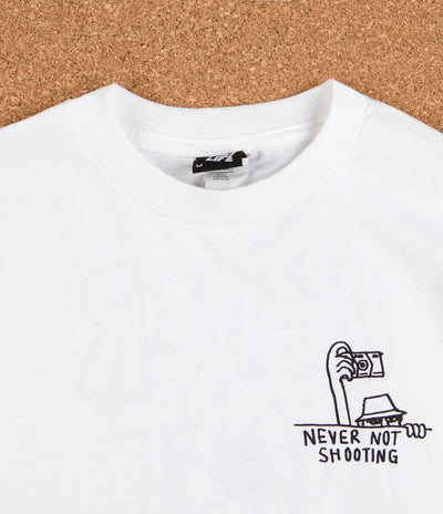 The Quiet Life Never Not Shooting T-Shirt - White