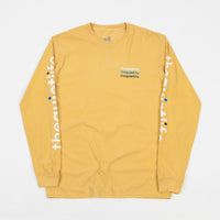 The Quiet Life Origin Pigment Dyed Long Sleeve T-Shirt - Gold thumbnail