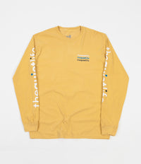 The Quiet Life Origin Pigment Dyed Long Sleeve T-Shirt - Gold