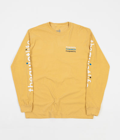 The Quiet Life Origin Pigment Dyed Long Sleeve T-Shirt - Gold