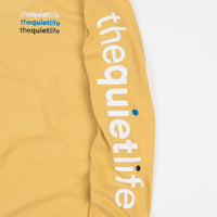 The Quiet Life Origin Pigment Dyed Long Sleeve T-Shirt - Gold thumbnail