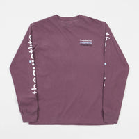 The Quiet Life Origin Pigment Dyed Long Sleeve T-Shirt - Mauve thumbnail
