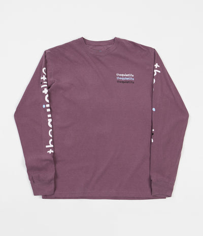 The Quiet Life Origin Pigment Dyed Long Sleeve T-Shirt - Mauve