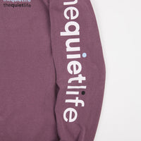 The Quiet Life Origin Pigment Dyed Long Sleeve T-Shirt - Mauve thumbnail
