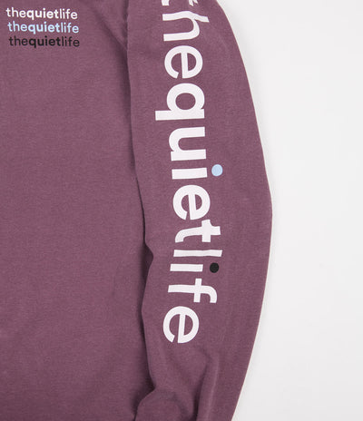 The Quiet Life Origin Pigment Dyed Long Sleeve T-Shirt - Mauve