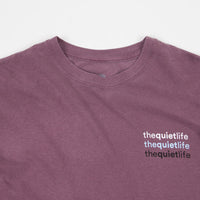 The Quiet Life Origin Pigment Dyed Long Sleeve T-Shirt - Mauve thumbnail
