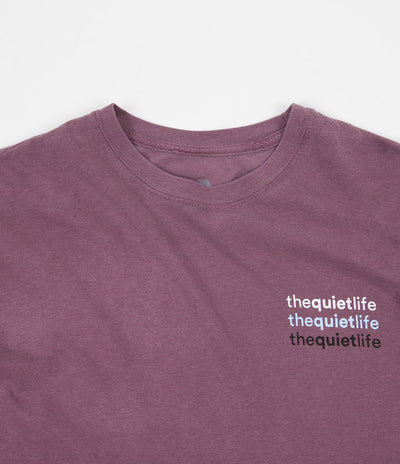 The Quiet Life Origin Pigment Dyed Long Sleeve T-Shirt - Mauve