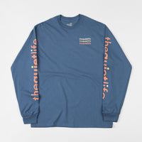 The Quiet Life Origin Repeat Long Sleeve T-Shirt - Slate thumbnail