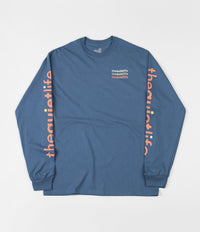 The Quiet Life Origin Repeat Long Sleeve T-Shirt - Slate