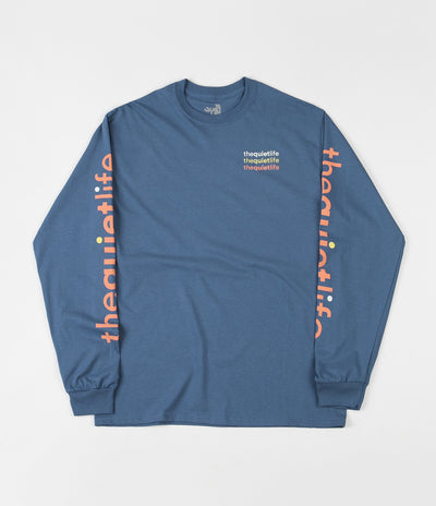 The Quiet Life Origin Repeat Long Sleeve T-Shirt - Slate