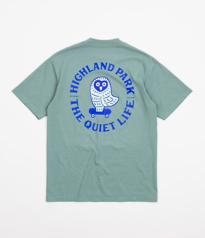 The Quiet Life Owl T-Shirt - Atlantic Green