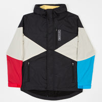 The Quiet Life Pacific Windbreaker Jacket - Black / Red / Blue thumbnail