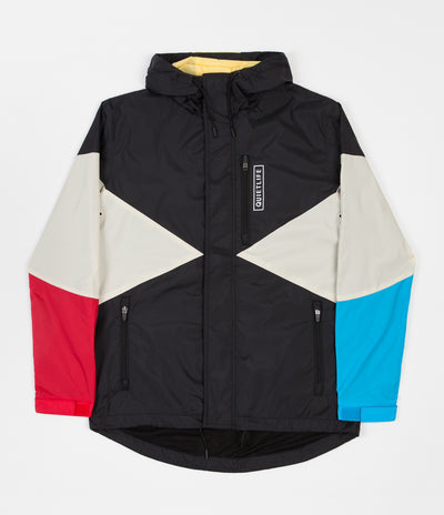 The Quiet Life Pacific Windbreaker Jacket - Black / Red / Blue