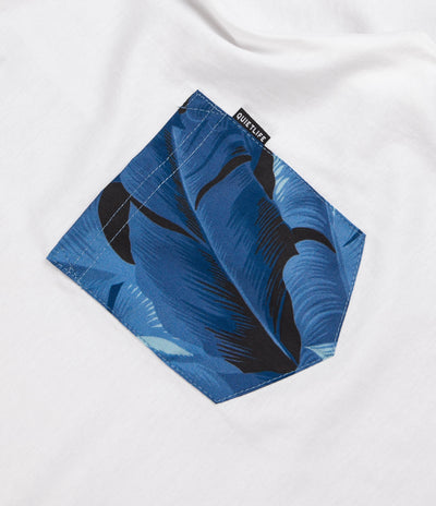 The Quiet Life Palm Premium Pocket T-Shirt - White