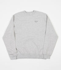 The Quiet Life Pyramid Logo Crewneck Sweatshirt - Heather Grey