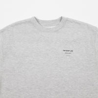 The Quiet Life Pyramid Logo Crewneck Sweatshirt - Heather Grey thumbnail