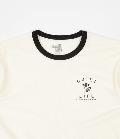 The Quiet Life Quiet Life Shop T-Shirt - Cream / Black