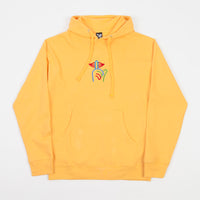The Quiet Life Rainbow Shhh Embroidered Hoodie - Peach thumbnail