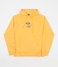 The Quiet Life Rainbow Shhh Embroidered Hoodie - Peach