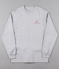 The Quiet Life Reflective Long Sleeve T-Shirt - Heather Grey