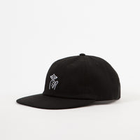 The Quiet Life Ripstop Shhh Polo Cap - Black thumbnail