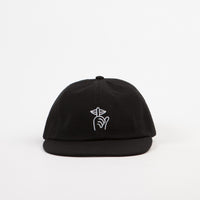 The Quiet Life Ripstop Shhh Polo Cap - Black thumbnail