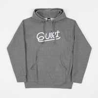 The Quiet Life Script Hoodie - Heather Grey thumbnail