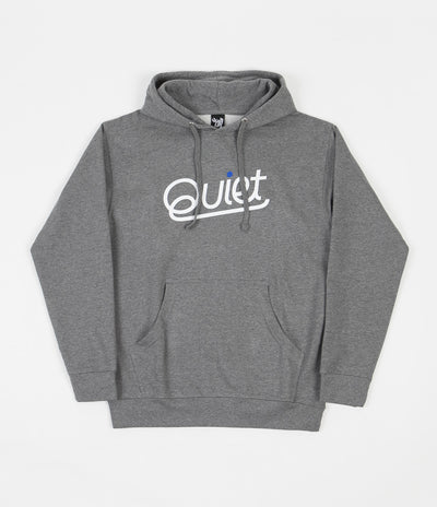 The Quiet Life Script Hoodie - Heather Grey