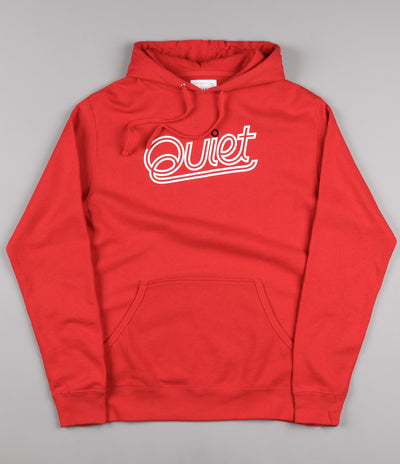 The Quiet Life Script Outline Hooded Sweatshirt - Red