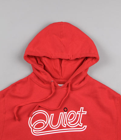 The Quiet Life Script Outline Hooded Sweatshirt - Red