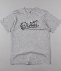 The Quiet Life Script Outline Premium T-Shirt - Heather Grey