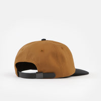 The Quiet Life Serif Polo Cap - Caramel / Black thumbnail
