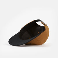 The Quiet Life Serif Polo Cap - Caramel / Black thumbnail