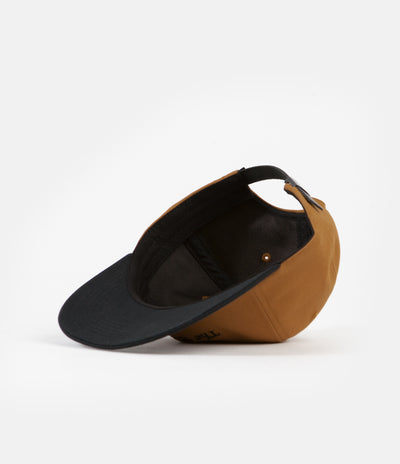 The Quiet Life Serif Polo Cap - Caramel / Black