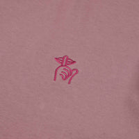 The Quiet Life Shhh Embroidery T-Shirt - Mauve thumbnail